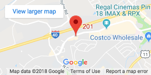 Map to Heritage Investors Knoxville Tennessee
